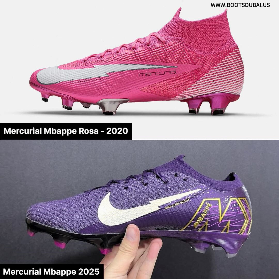 Image of Nike Mercurial 2025 Mbappé Signature Boots: A Sneak Peek at the 'Grand Purple/Pale Ivory' Design