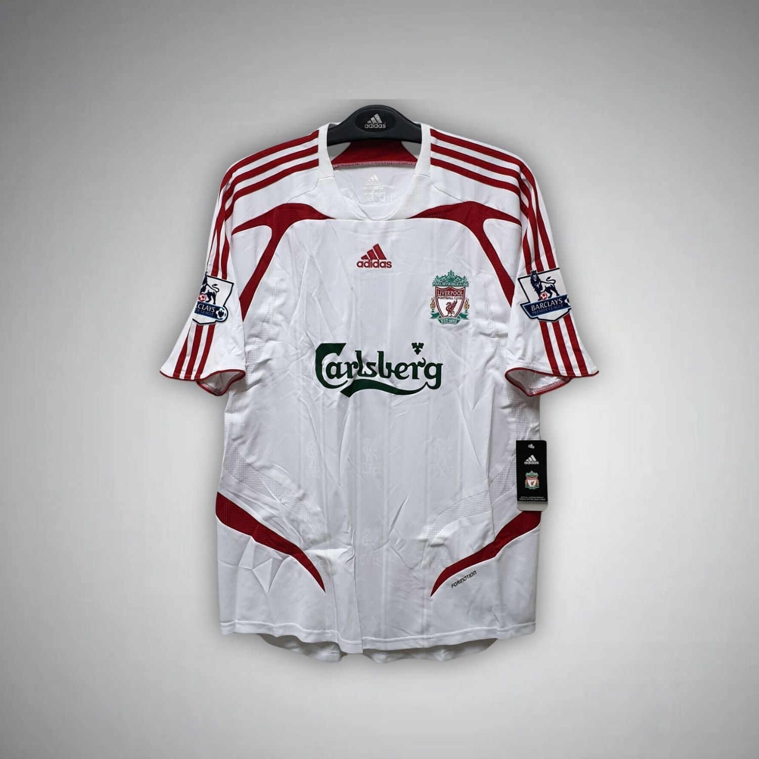 Image of 07/08 Liverpool Away Kit - Premium Quality Jersey at FootballPrestige.com