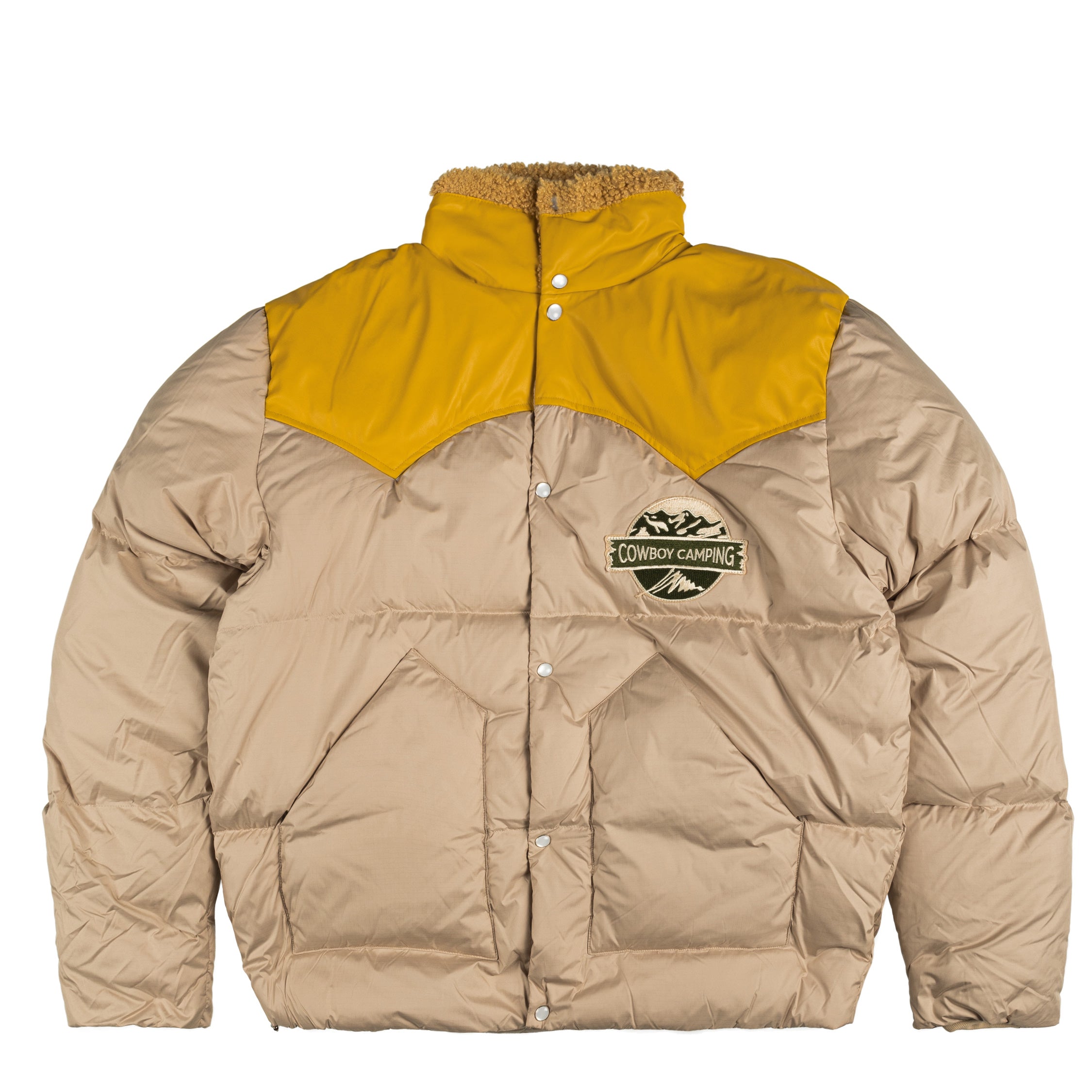 Image of PAL Sporting Goods Cowboy Camping Down Leather Yoke Sherling Coat