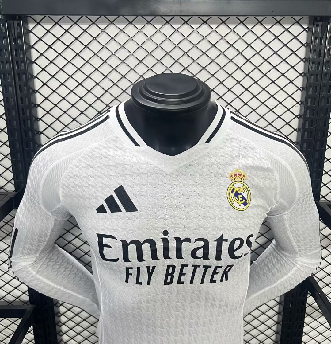 Real Madrid 2024/25 Home Long Sleeves Jersey – Player Version