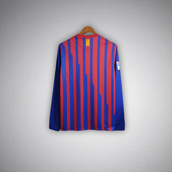 Image of 11/12 FC Barcelona Long Sleeve Home Kit - Premium Quality Jersey at FootballPrestige.com
