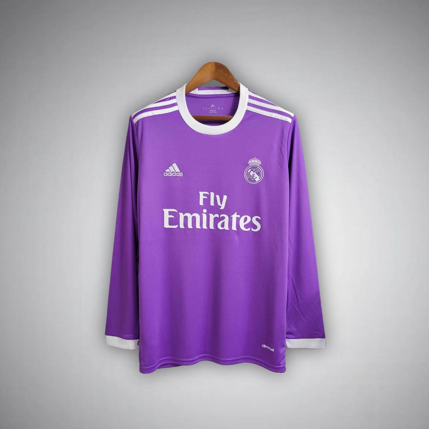 Image of 16/17 Real Madrid Away Long Sleeve Kit - Premium Quality Jersey at FootballPrestige.com
