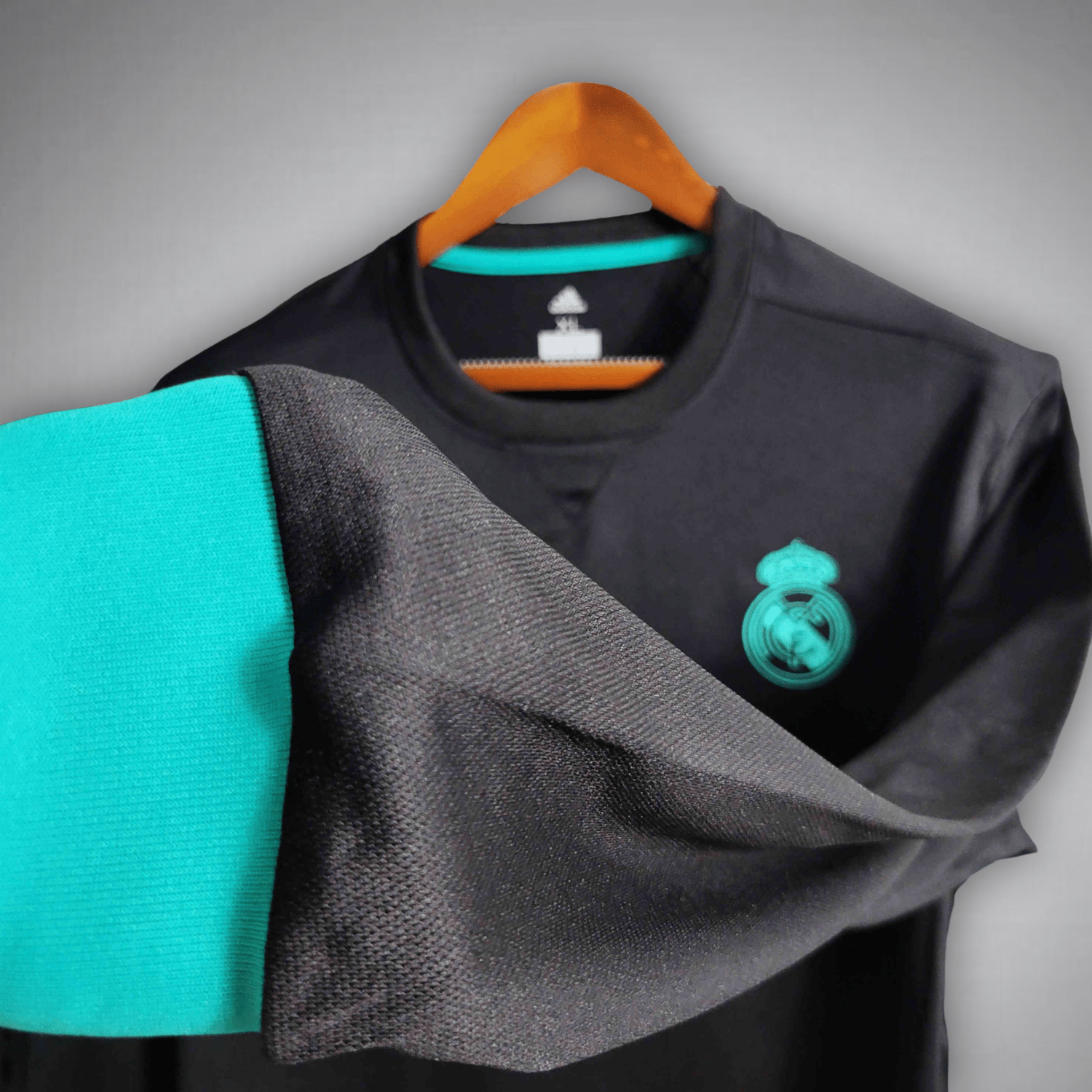 Image of 17/18 Real Madrid Long Sleeve Away Kit - Premium Quality Jersey at FootballPrestige.com