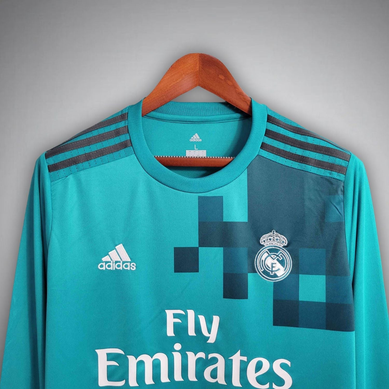 Image of 17/18 Real Madrid Third Long Sleeve Kit - Premium Quality Jersey at FootballPrestige.com