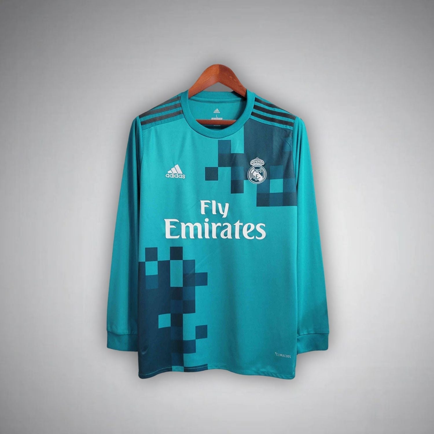 Image of 17/18 Real Madrid Third Long Sleeve Kit - Premium Quality Jersey at FootballPrestige.com