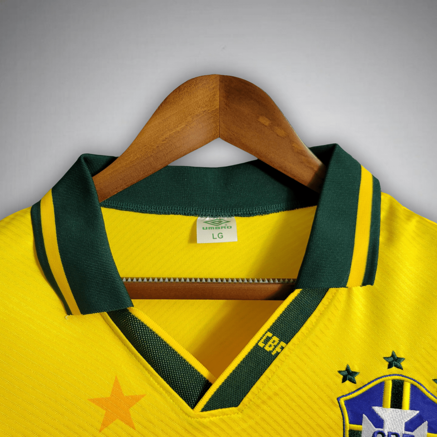 Image of 1994 Brazil Home Kit - Premium Quality Jersey at FootballPrestige.com