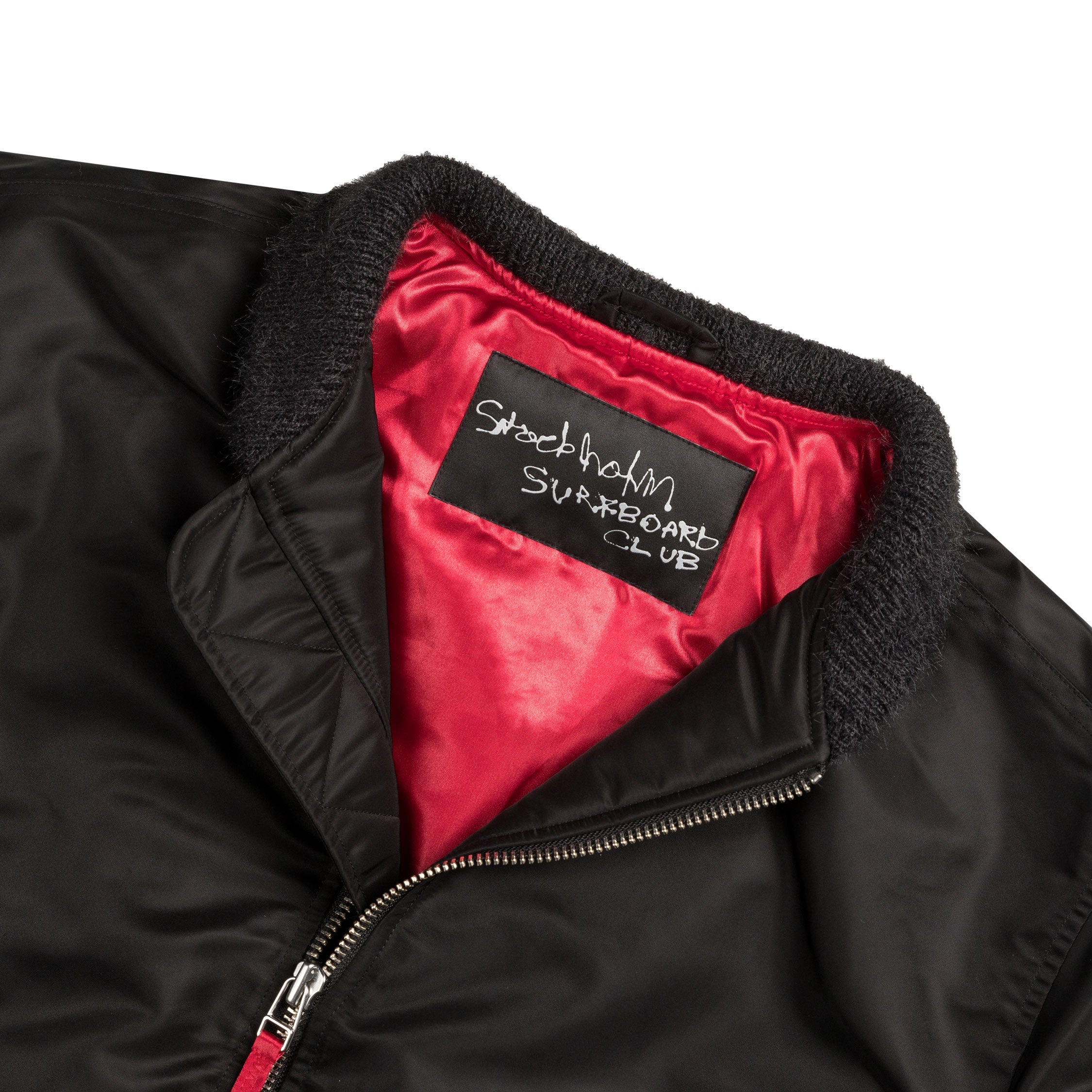 Image of Stockholm Surfboard Club Nylon Bomber Jacket