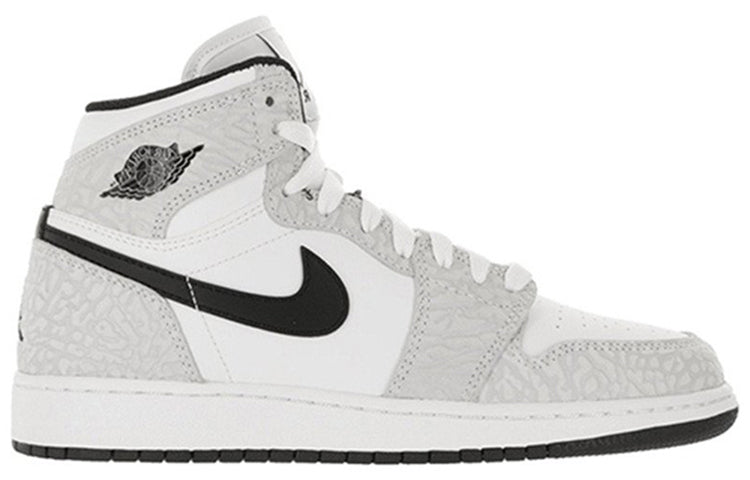 (GS) Air Jordan 1 Retro High Premium 'White Black' 838850-106