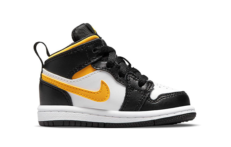 (TD) Air Jordan 1 Mid 'Black University Gold' 640735-177