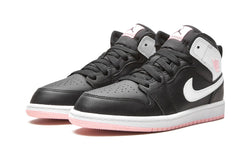 Image of (PS) Air Jordan 1 Mid 'Black Arctic Punch' 640737-061