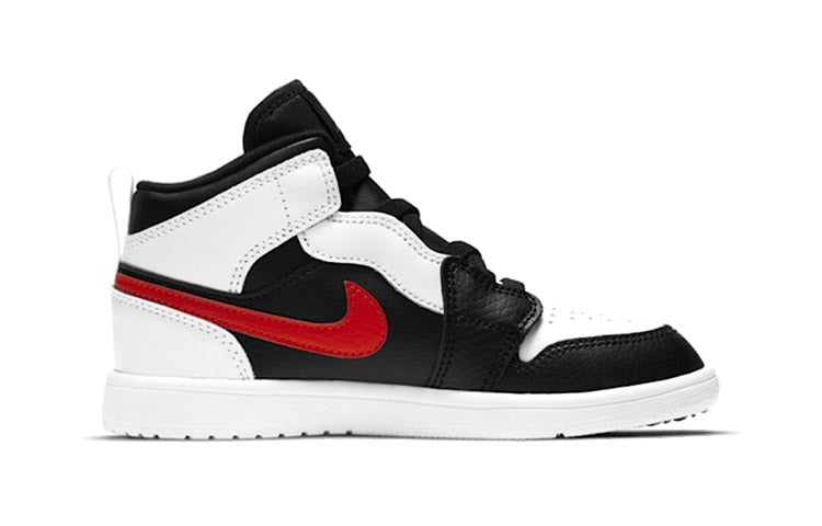 (PS) Air Jordan 1 Mid Alt 'White Black Red' AR6351-075