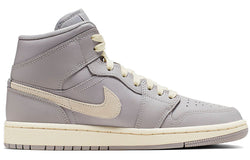 Image of (WMNS) Air Jordan 1 Mid 'Grey Light Bone' CD7240-002