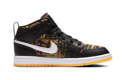 Image of (PS) Air Jordan 1 Mid 'Black Laser Orange' 640737-003