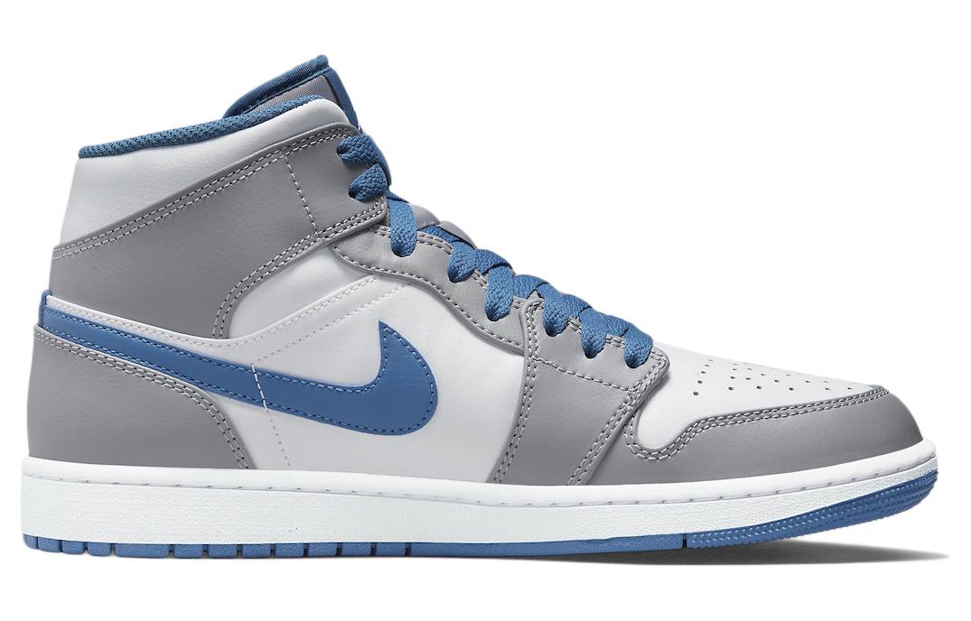 Image of ⚡️Air Jordan 1 Mid 'Cement Grey True Blue' DQ8426-014