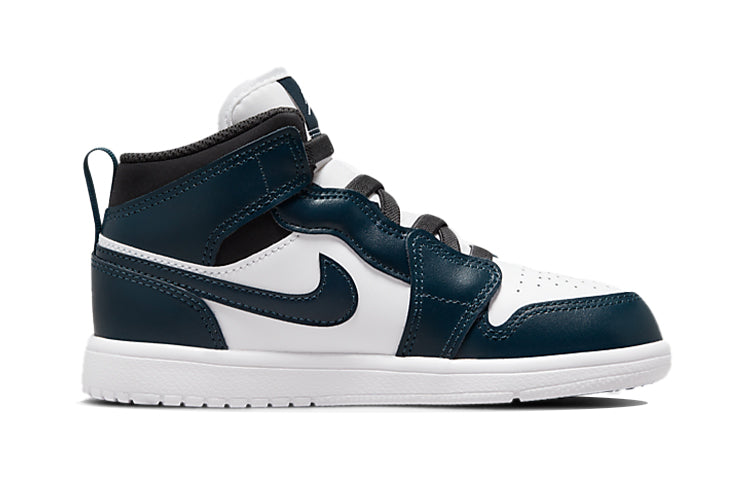 (PS) Air Jordan 1 Mid 'White Armory Navy' AR6351-411