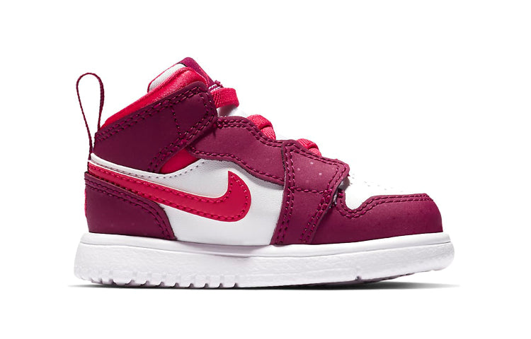 (TD) Air Jordan 1 Mid Alt 'Rose Red White Black' AT4613-661