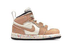 Image of (TD) Air Jordan 1 Mid SE 'Brushstroke Paint Splatter' DA8012-100