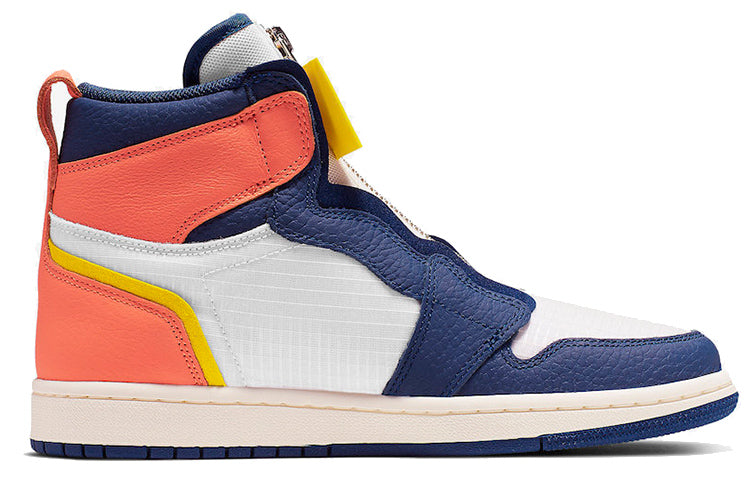 (WMNS) Air Jordan 1 High Zip 'Blue Void Citron' AQ3742-100