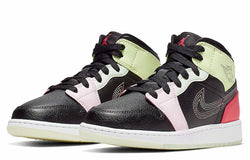 Image of (GS) Air Jordan 1 Mid 'Glow In The Dark' AV5174-076