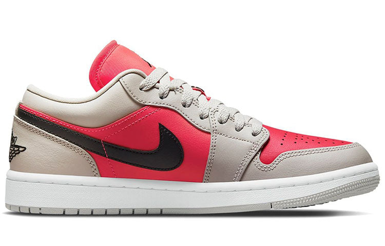 (WMNS) Air Jordan 1 Low 'Light Iron Ore Siren Red' DC0774-060