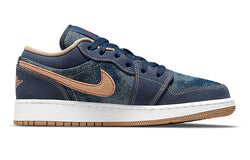 Image of (GS) Air Jordan 1 Low SE 'Denim' DM4692-400