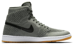 Image of (GS) Air Jordan 1 Retro High Flyknit 'Clay Green' 919702-333