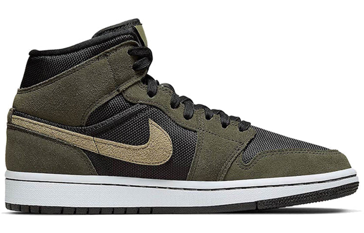 (WMNS) Air Jordan 1 Mid 'Olive' BQ6472-030