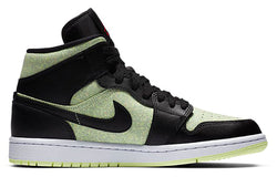 Image of (WMNS) Air Jordan 1 Mid SE 'Black Barely Volt' CV5276-003