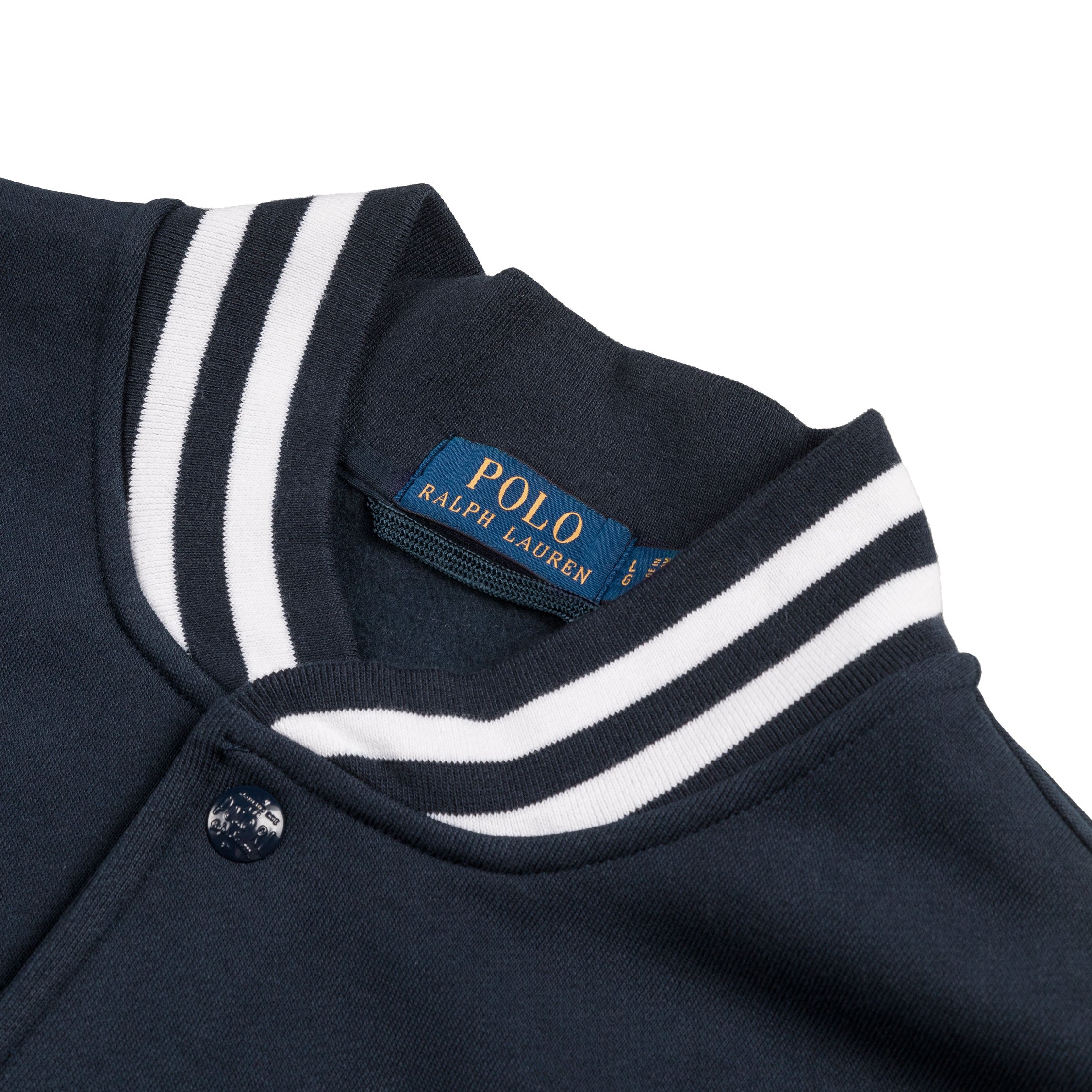 Image of Polo Ralph Lauren Big Pony Fleece Baseball Jacket