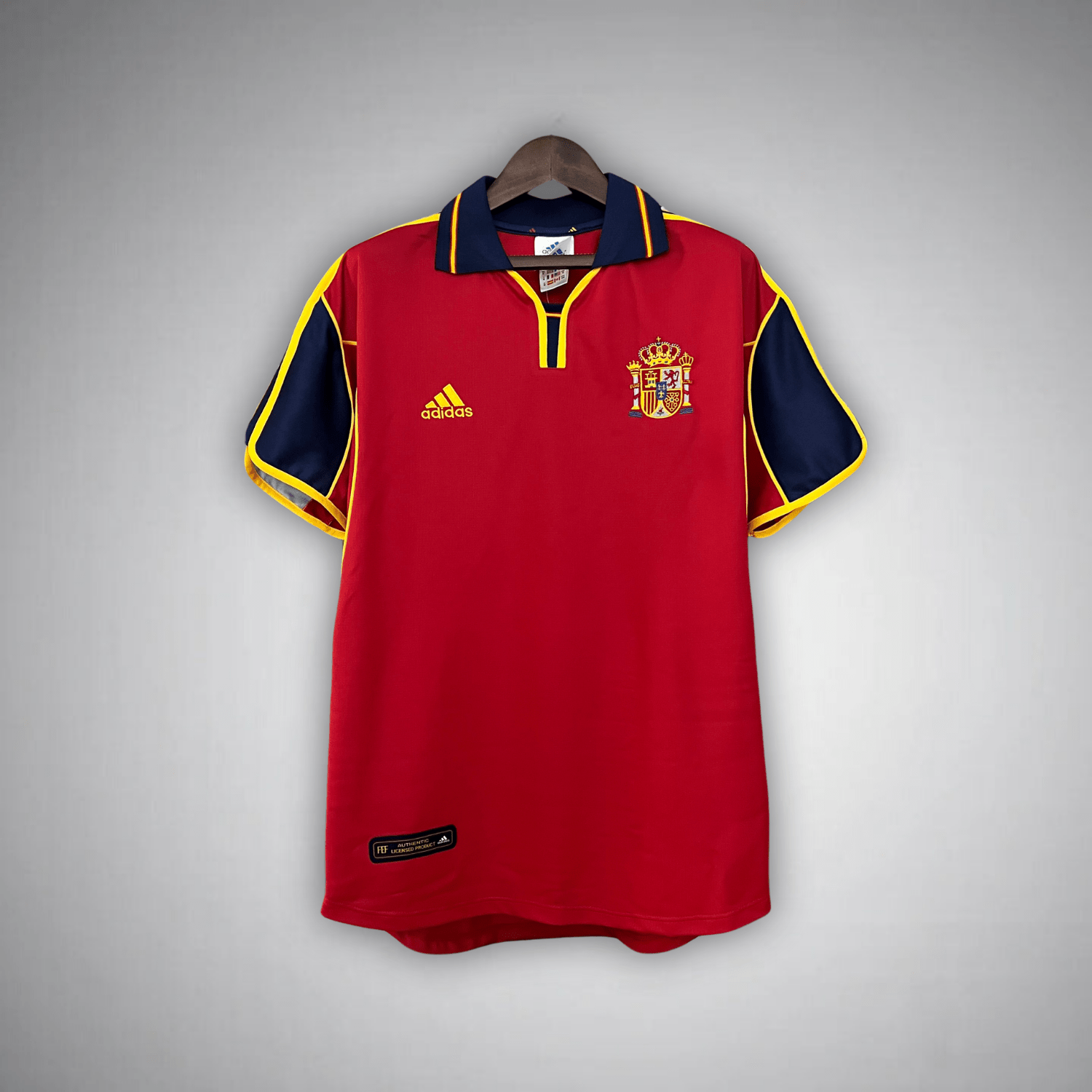 Image of 2000 Spain Home Kit - Premium Quality Jersey at FootballPrestige.com