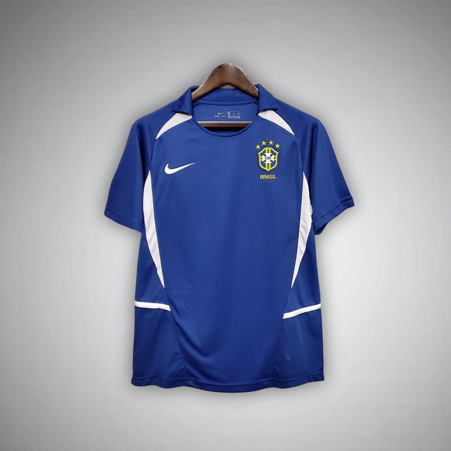 Image of 2002 Brazil Away Kit - Premium Quality Jersey at FootballPrestige.com