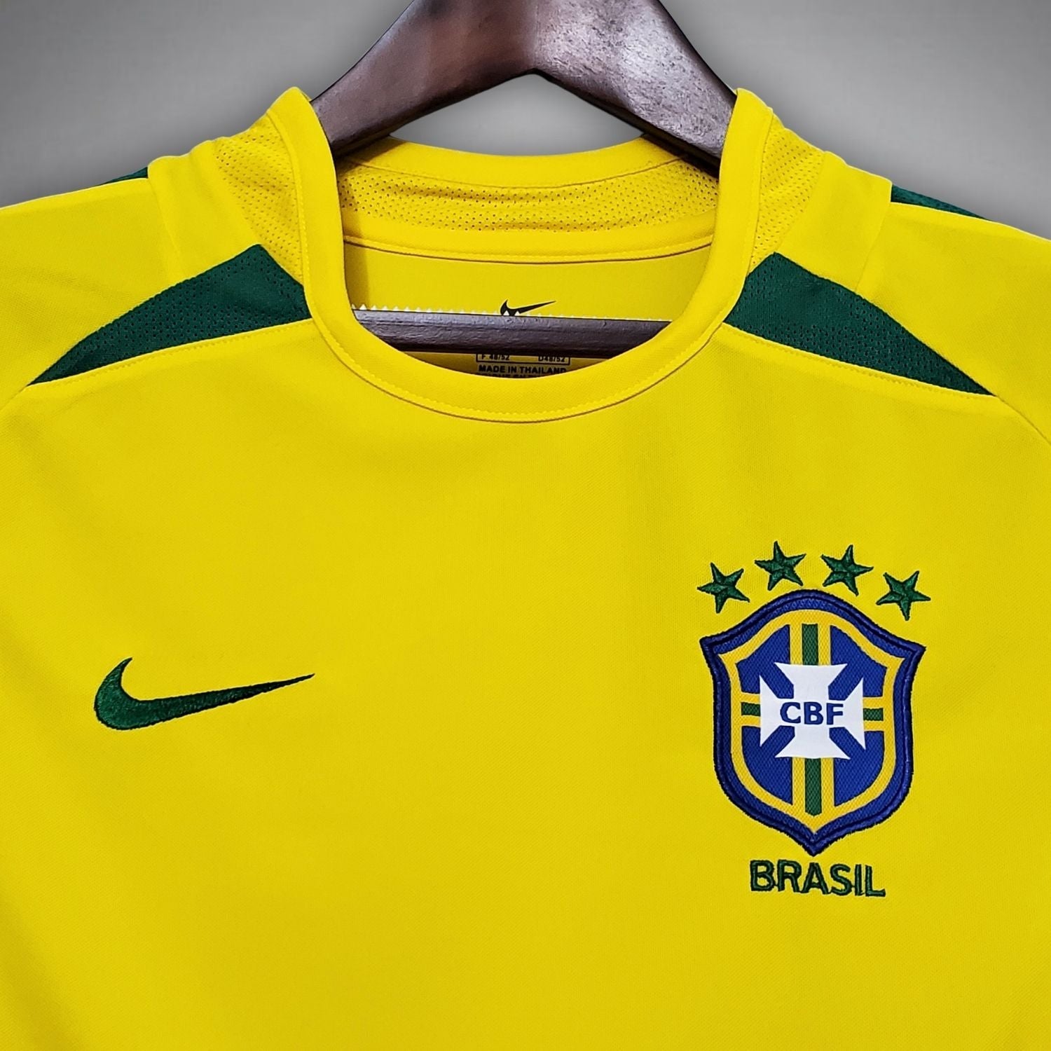 Image of 2002 Brazil Home Kit - Premium Quality Jersey at FootballPrestige.com