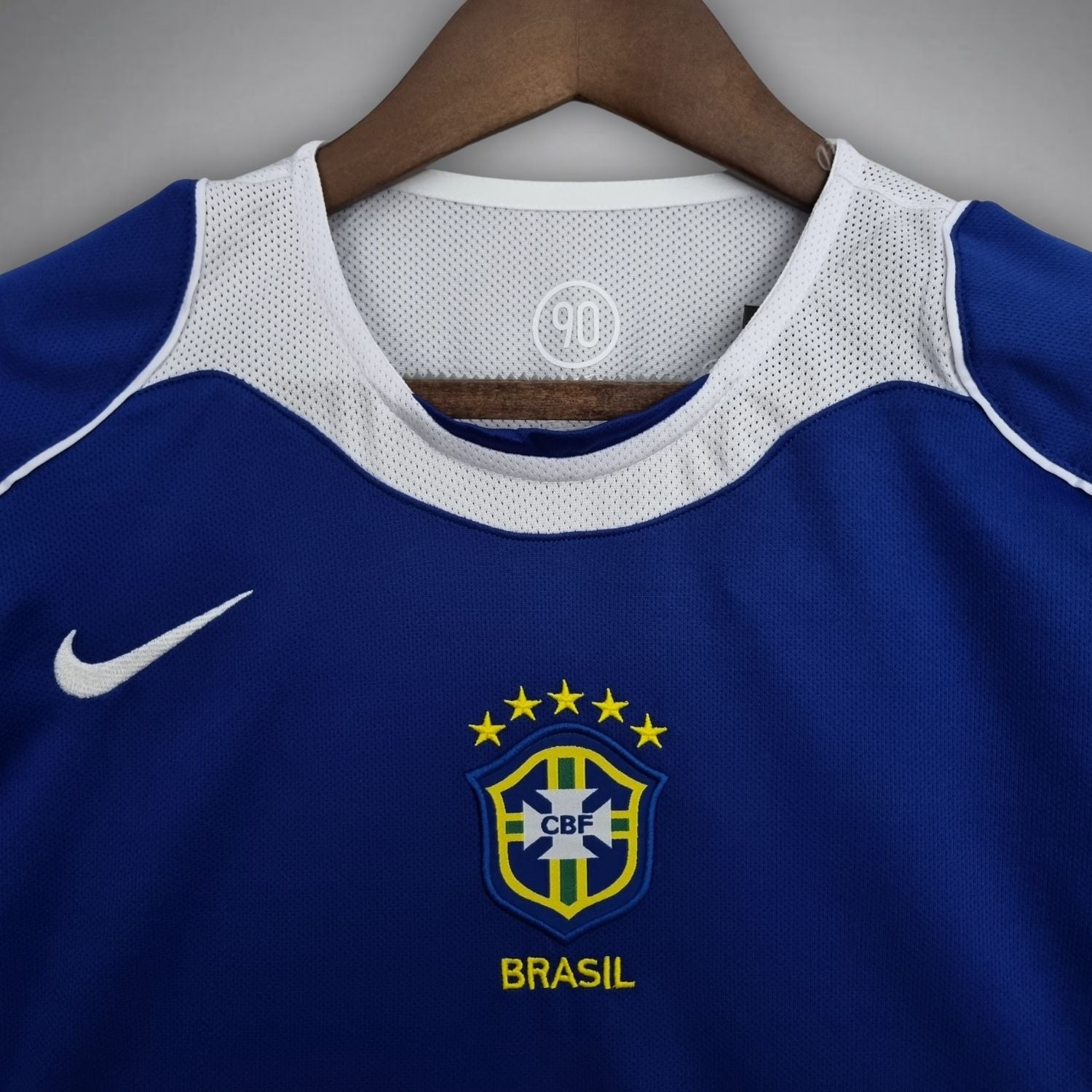 Image of 2004 Brazil Away Kit - Premium Quality Jersey at FootballPrestige.com
