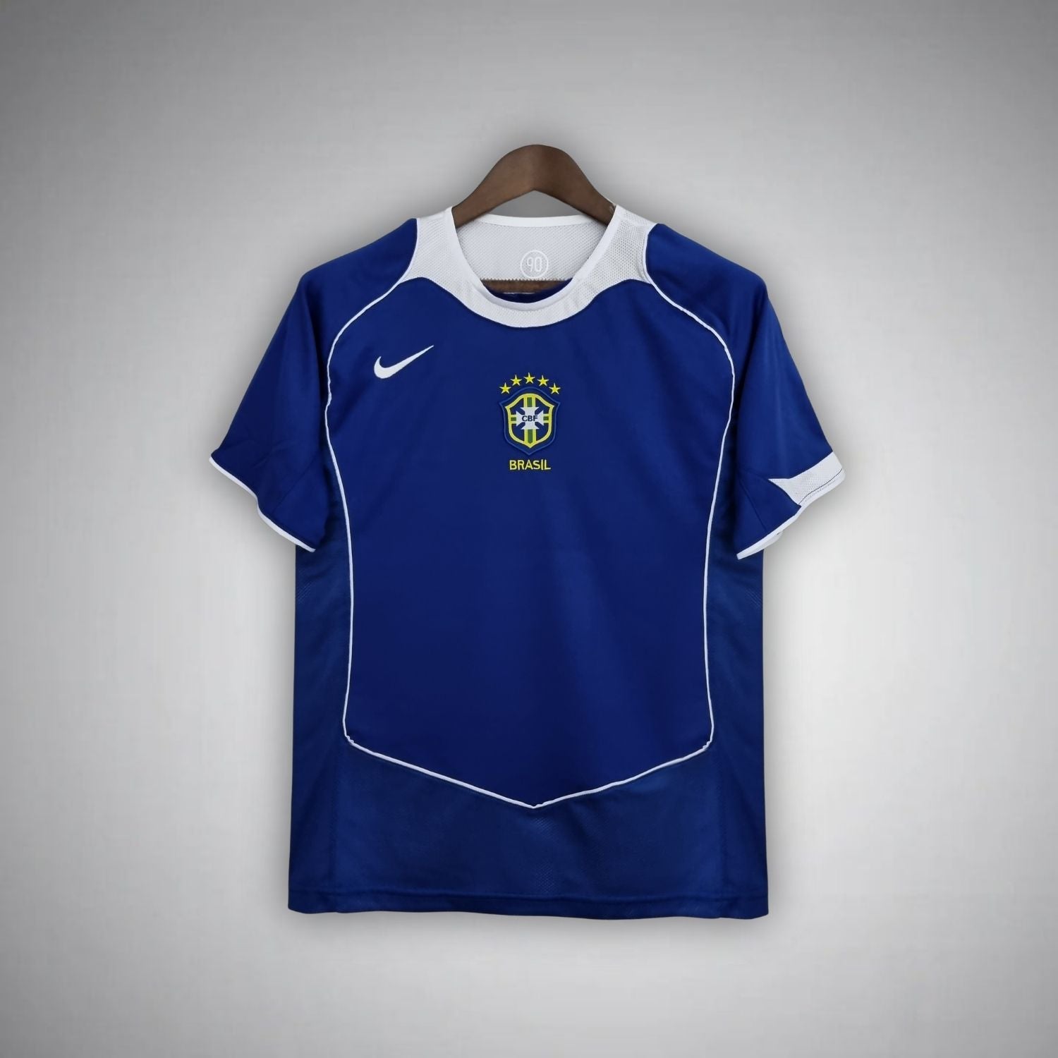 Image of 2004 Brazil Away Kit - Premium Quality Jersey at FootballPrestige.com