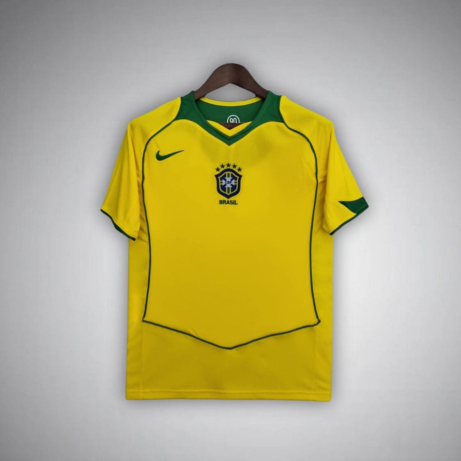 Image of 2004 Brazil Home Kit - Premium Quality Jersey at FootballPrestige.com
