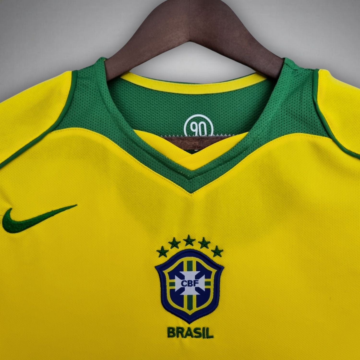 Image of 2004 Brazil Home Kit - Premium Quality Jersey at FootballPrestige.com