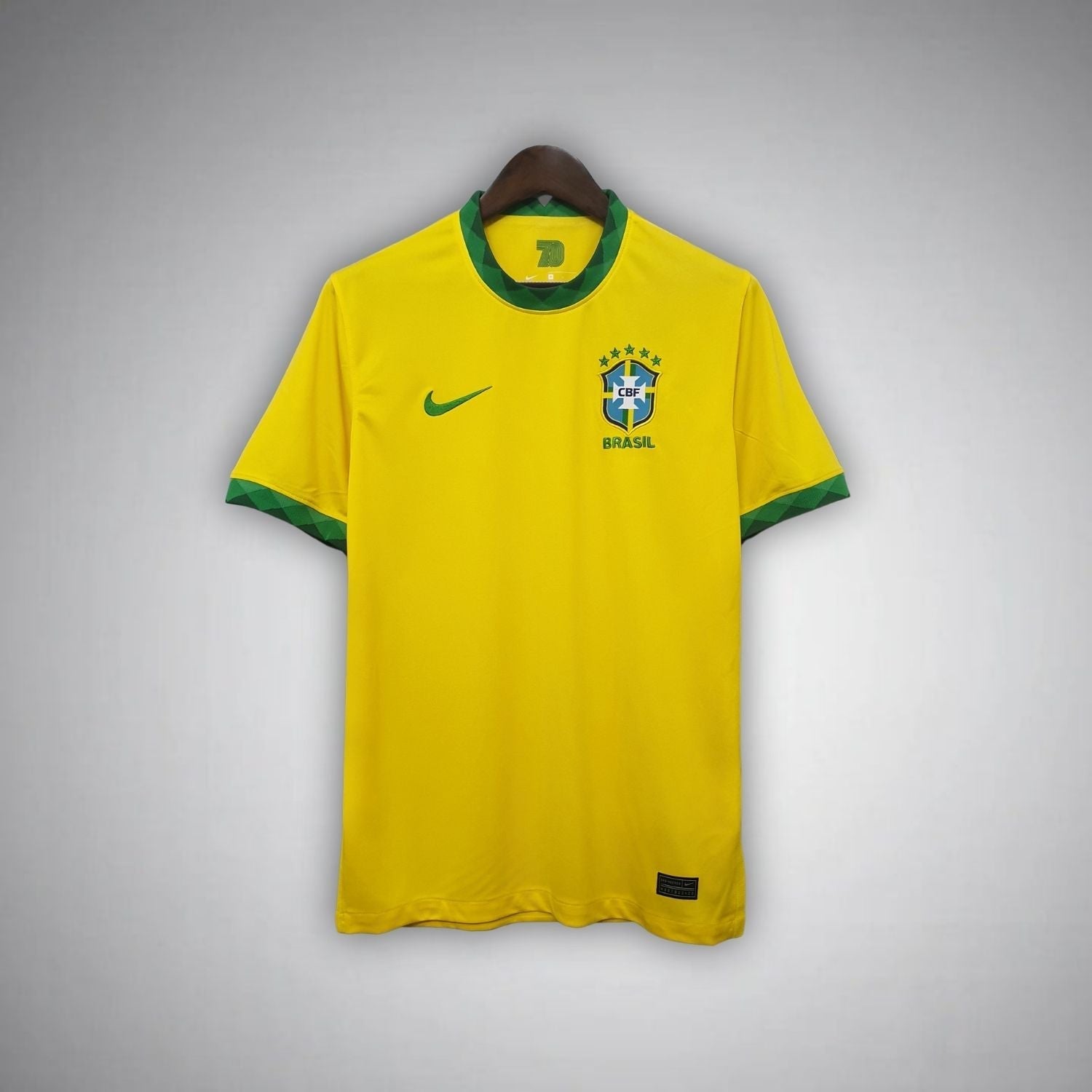 Image of 2020 Brazil Home Kit - Premium Quality Jersey at FootballPrestige.com