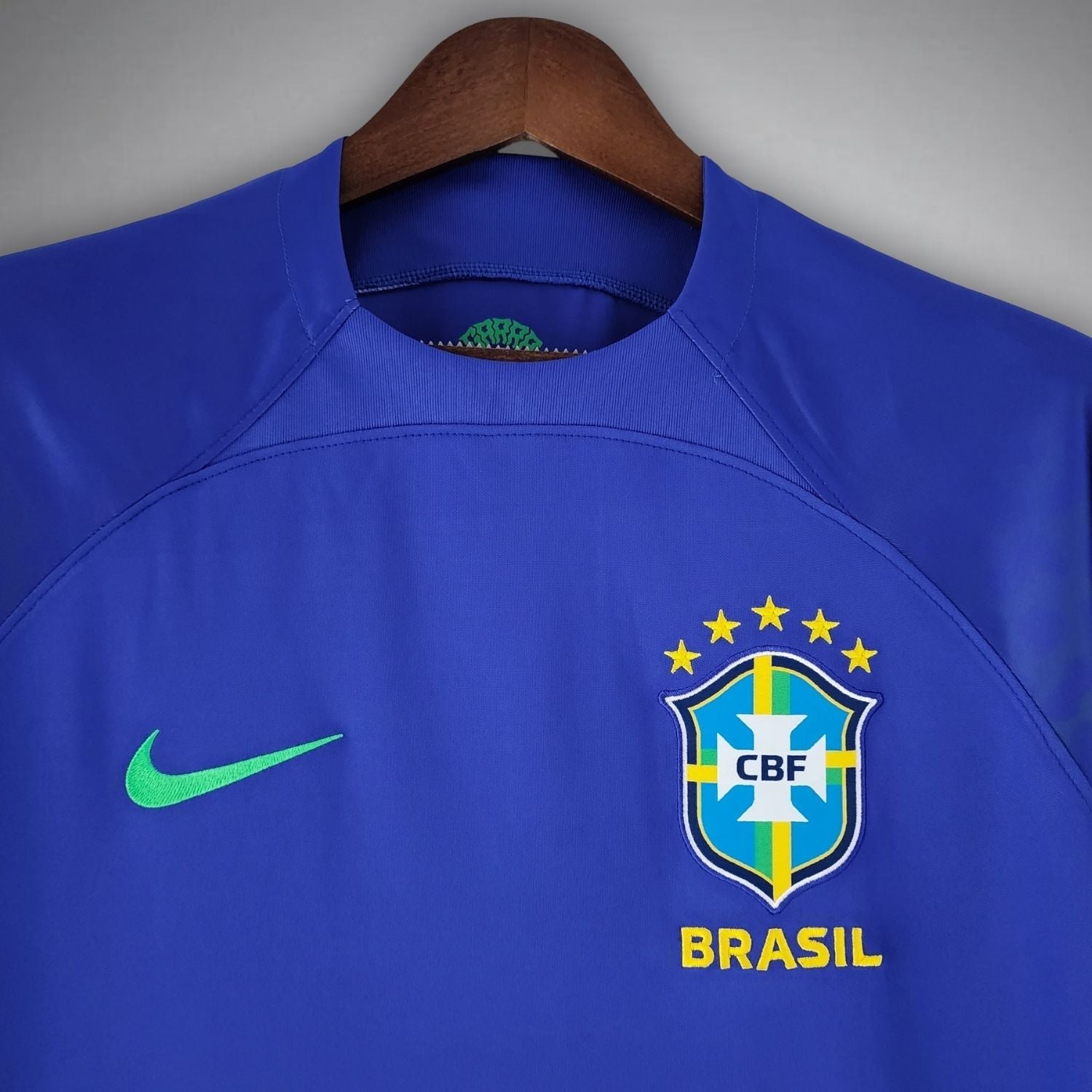 Image of 2022 Brazil Away Kit - Premium Quality Jersey at FootballPrestige.com