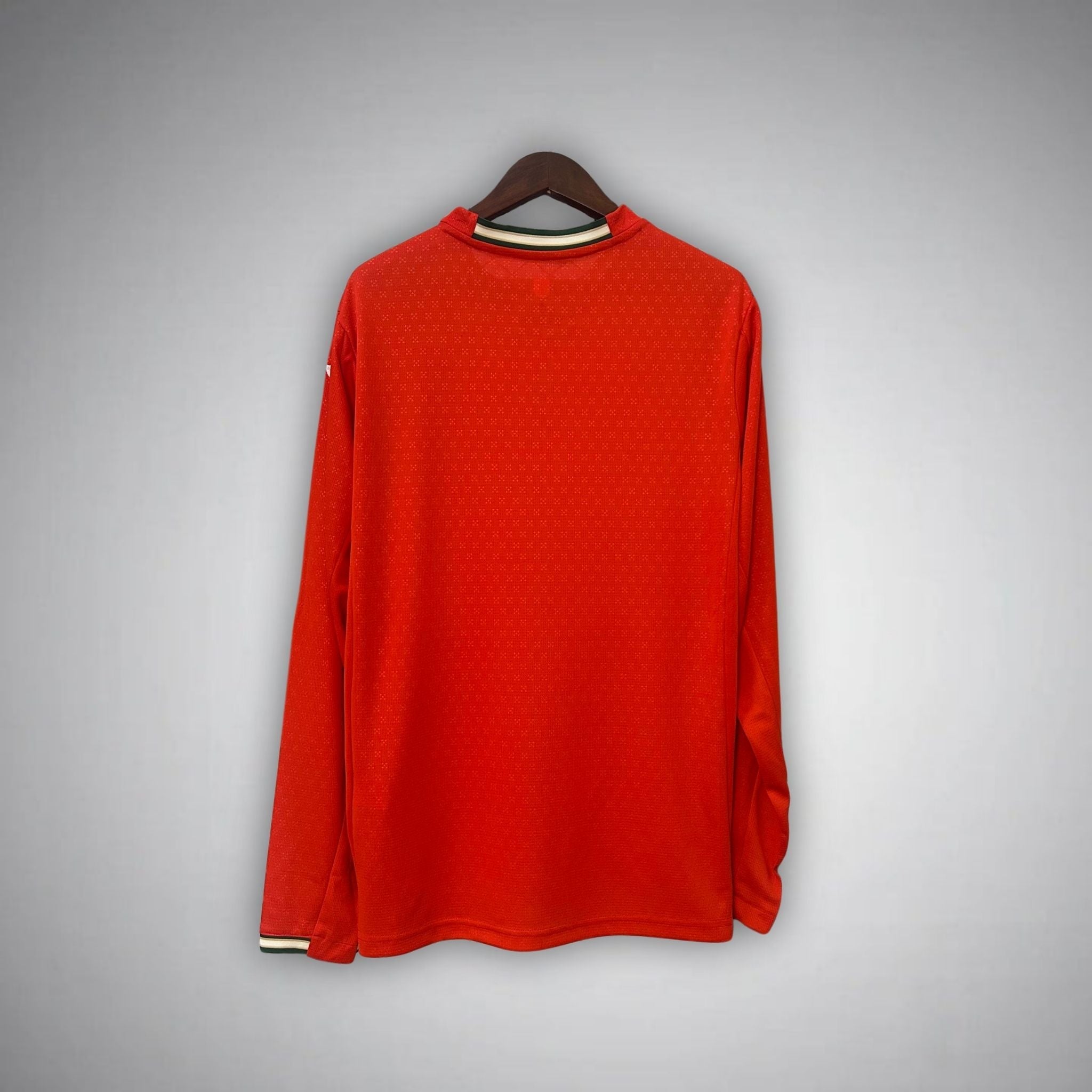 Image of 2025 Portugal Home Long Sleeve Kit - Premium Quality Jersey at FootballPrestige.com