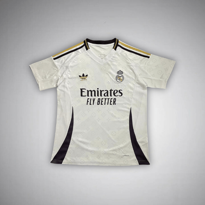 Image of 2025 Real Madrid x Louis Vuitton Premium Kit - Premium Quality Jersey at FootballPrestige.com