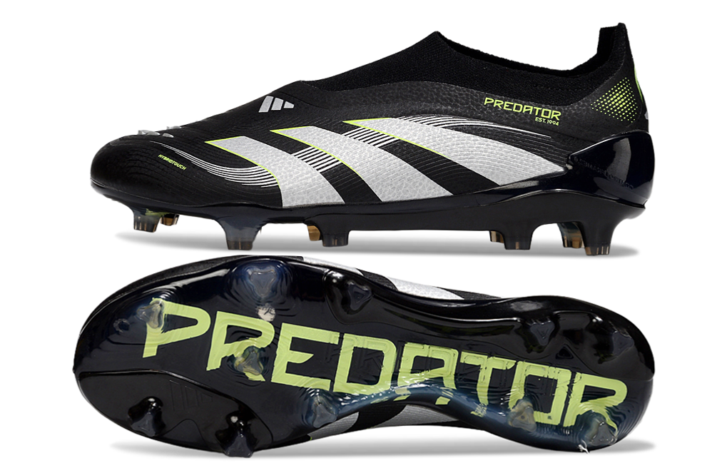 Image of Adidas Predator Elite FG Laceless Electric Stealth Pack
