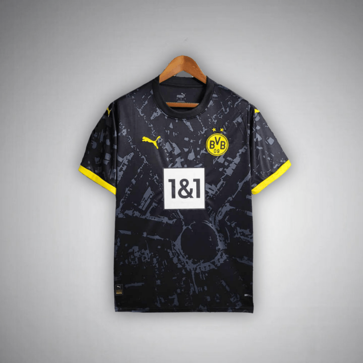 Image of 23/24 Borussia Dortmund Away Kit - Premium Quality Jersey at FootballPrestige.com