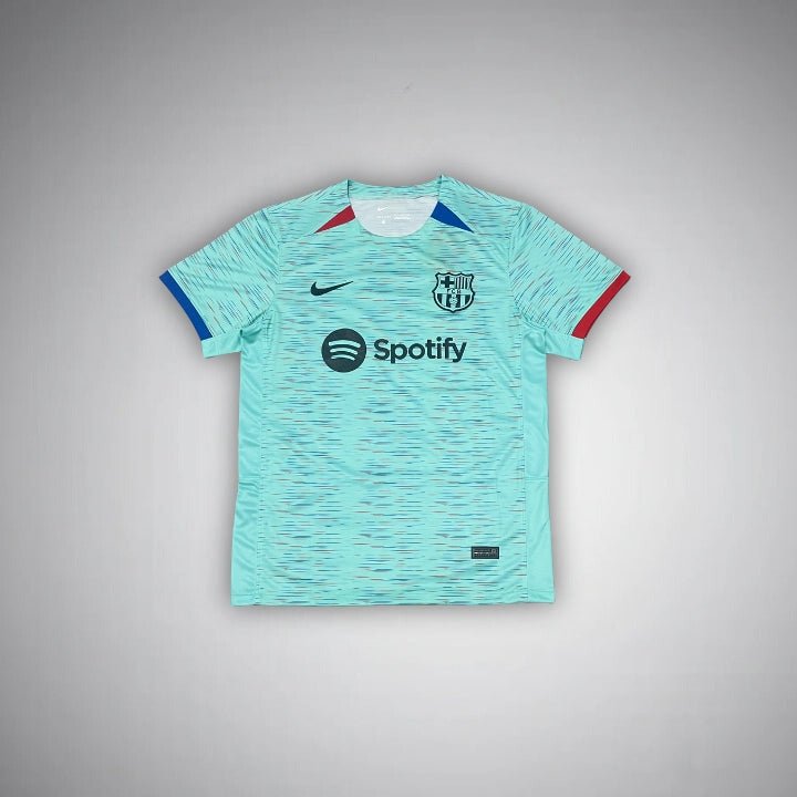 Image of 23/24 FC Barcelona Third Premium Kit - Premium Quality Jersey at FootballPrestige.com