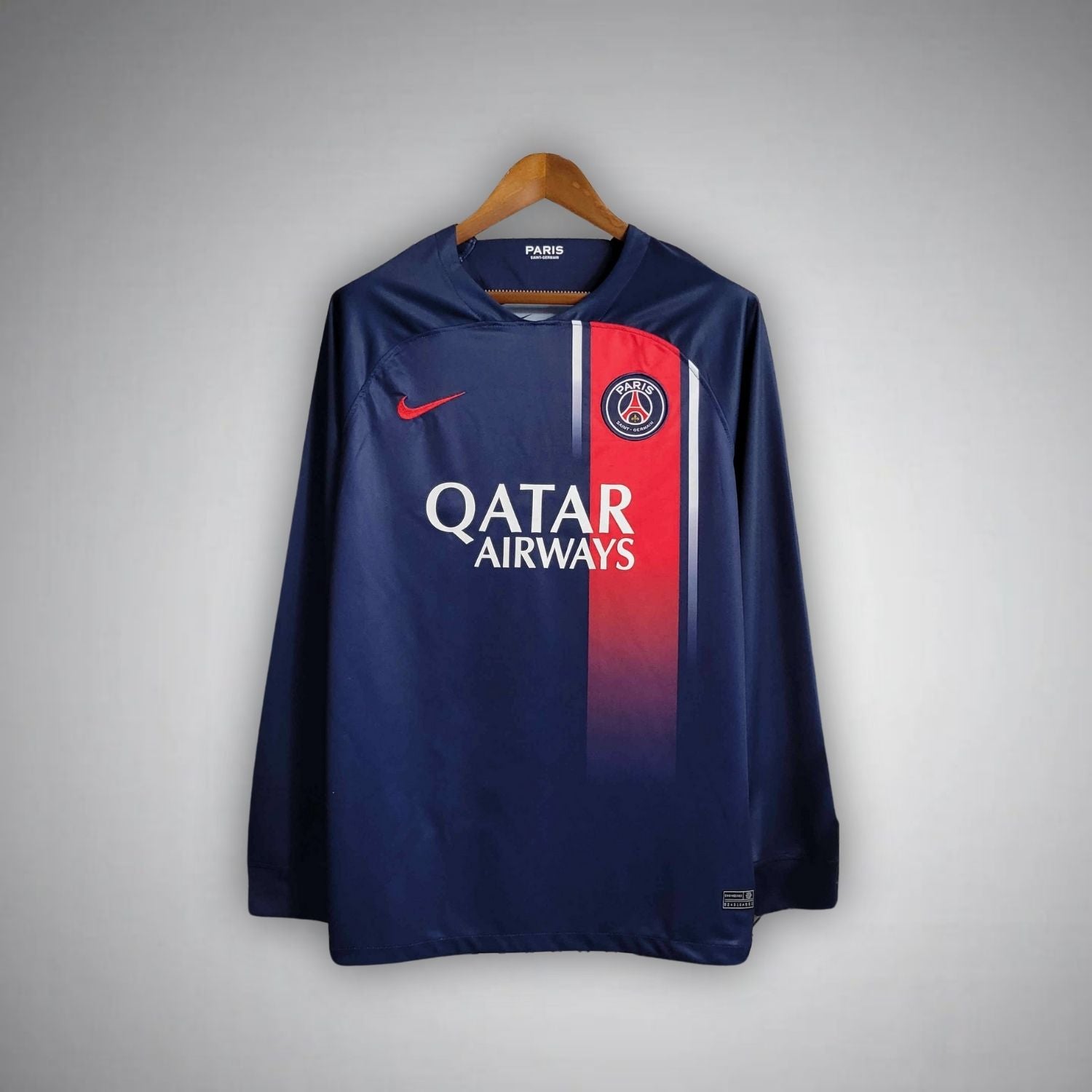 Image of 23/24 PSG Home Long Sleeve Kit - Premium Quality Jersey at FootballPrestige.com
