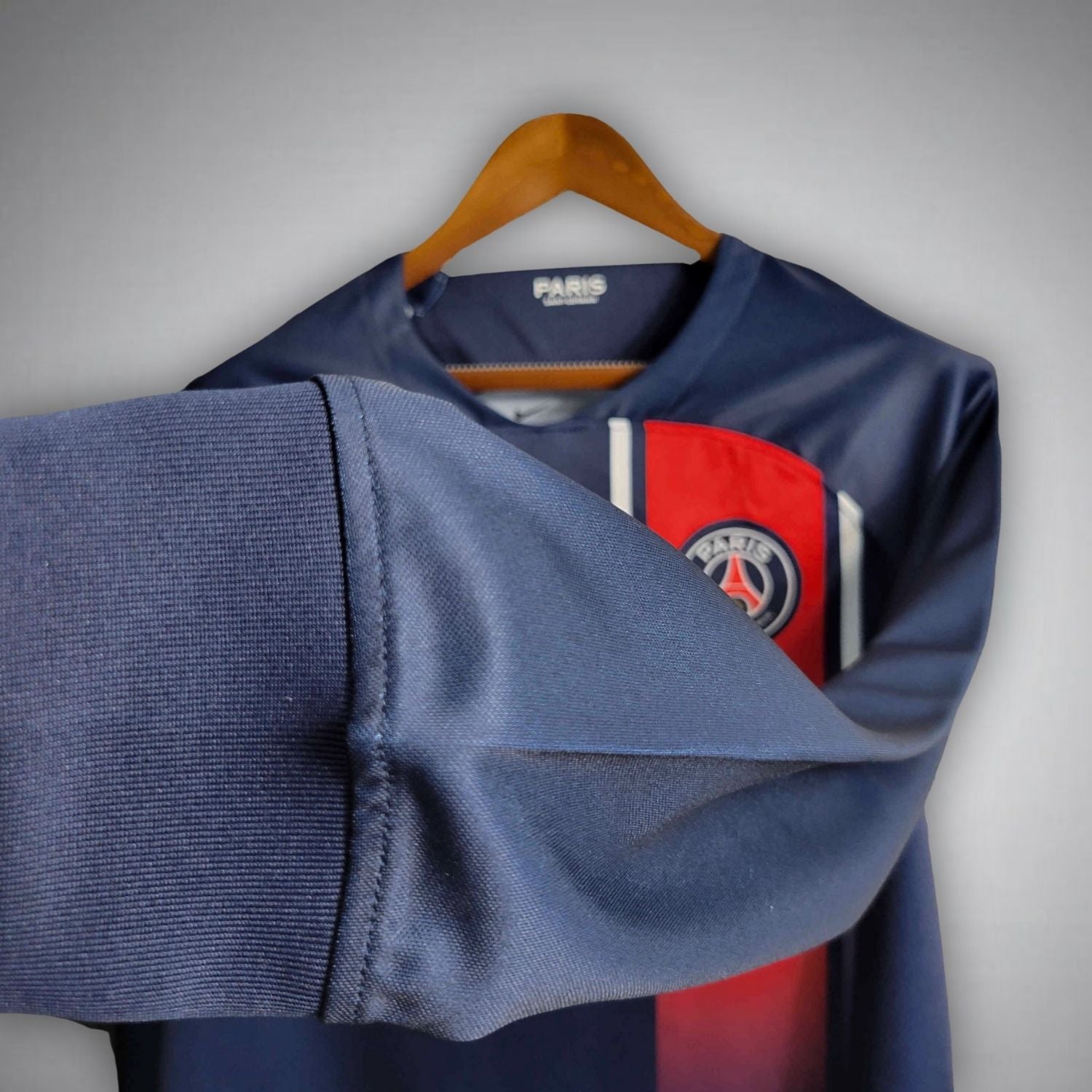 Image of 23/24 PSG Home Long Sleeve Kit - Premium Quality Jersey at FootballPrestige.com
