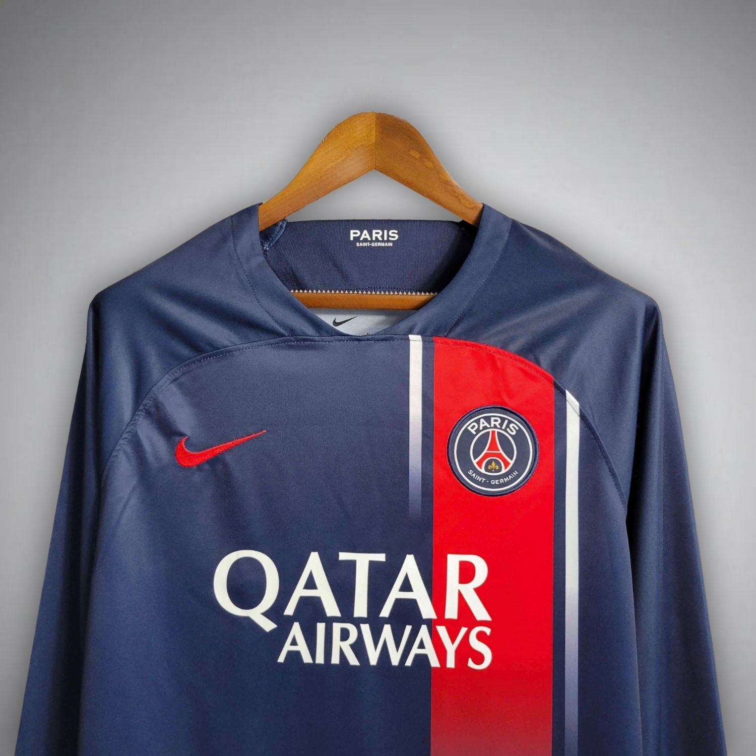 Image of 23/24 PSG Home Long Sleeve Kit - Premium Quality Jersey at FootballPrestige.com
