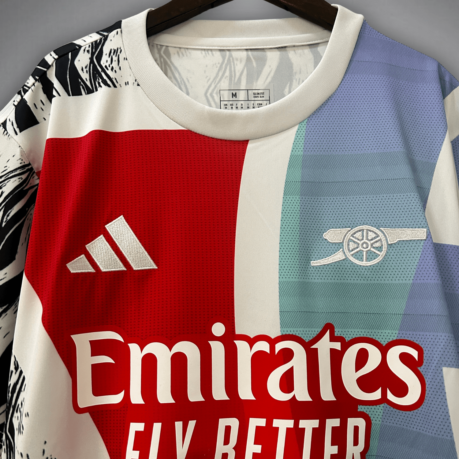 Image of 24/25 Arsenal Pre - Match Kit - Premium Quality Jersey at FootballPrestige.com