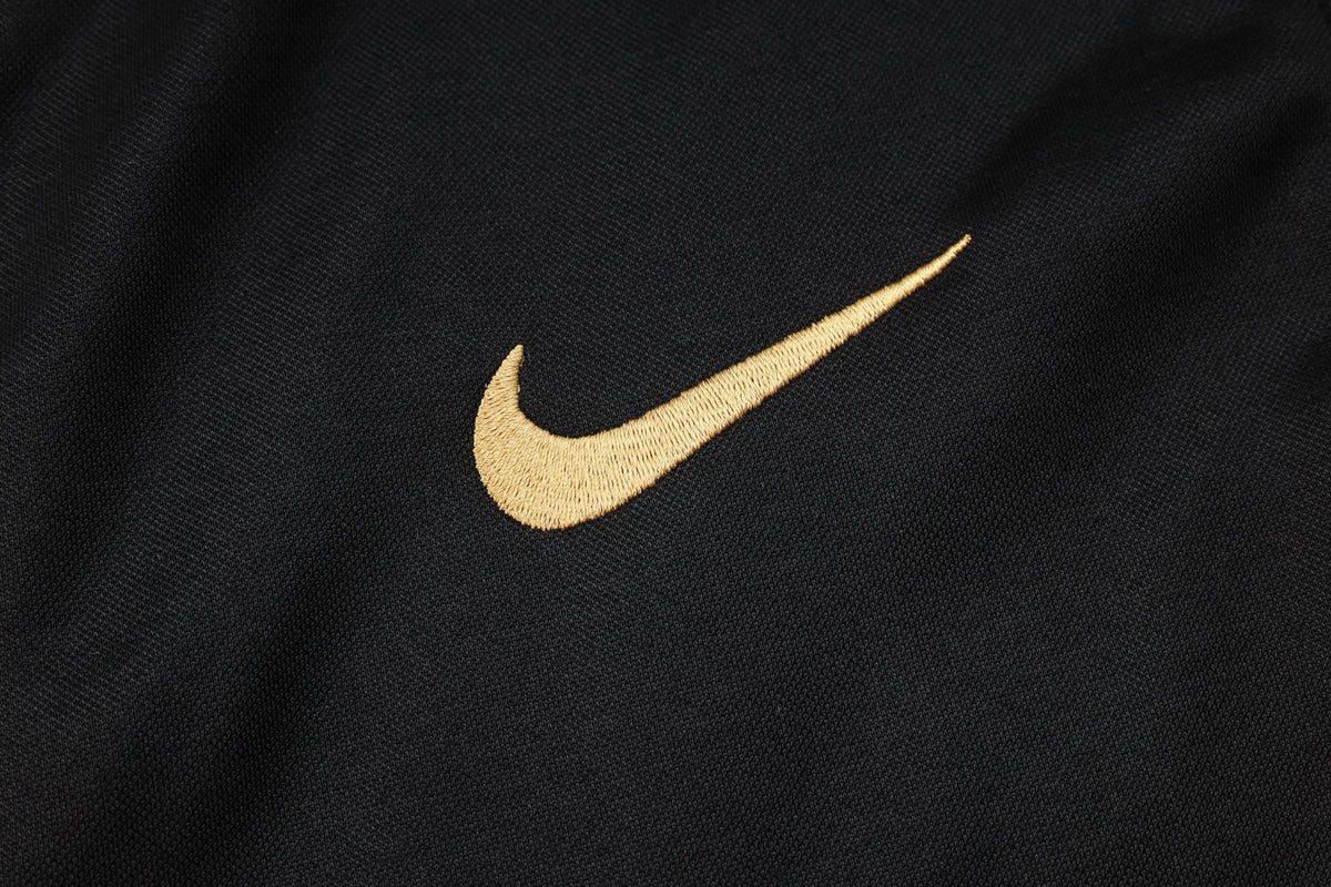 Image of 24/25 FC Barcelona Black Premium Tracksuit - Premium Quality Jersey at FootballPrestige.com