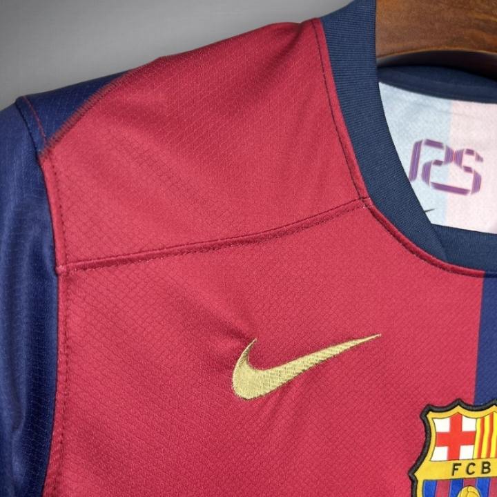 Image of 24/25 FC Barcelona Home Premium Kit - Premium Quality Jersey at FootballPrestige.com