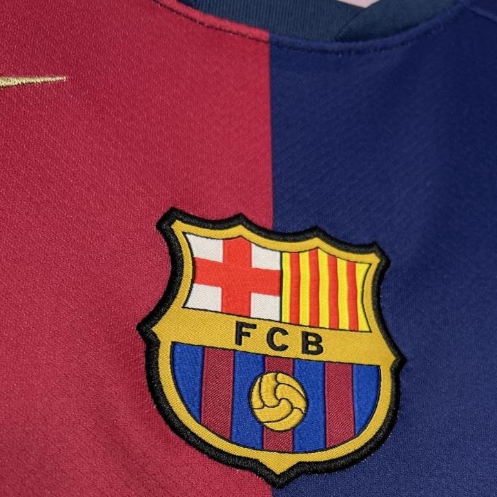 Image of 24/25 FC Barcelona Home Premium Kit - Premium Quality Jersey at FootballPrestige.com